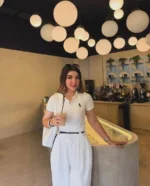 پلوشرت یقه دار سفید - Image 5